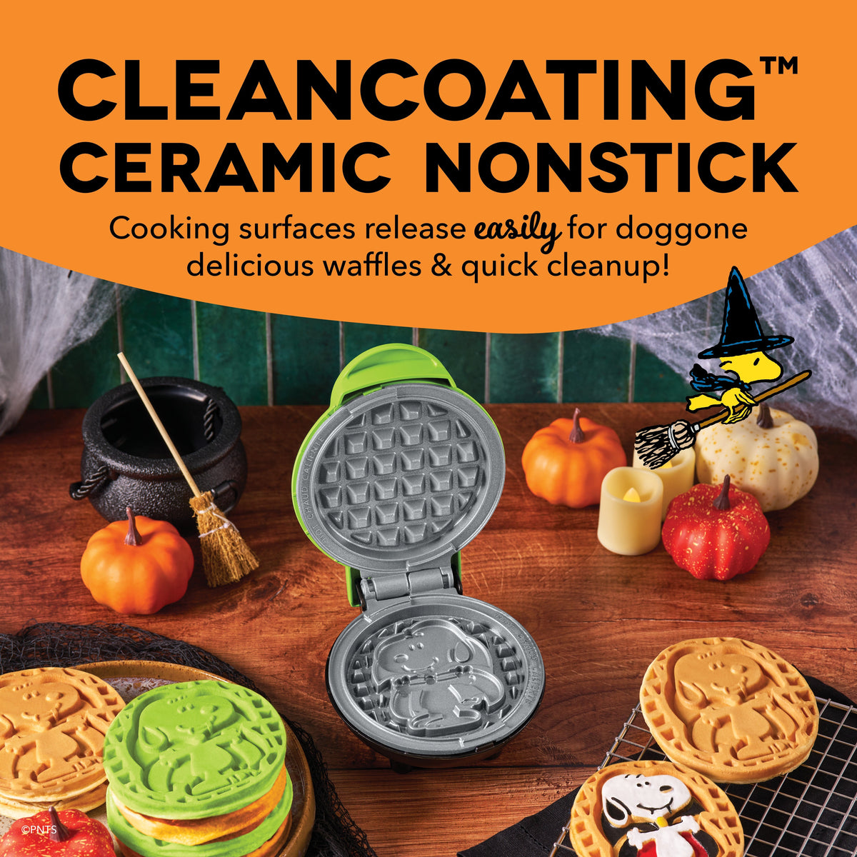 Peanuts® x Dash Snoopy Vampire Mini Waffle Maker
